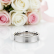 His and Her Wedding Band with Diamond Option-Black Diamonds New York