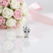 Holy Cross Clip Charm Bead-Black Diamonds New York