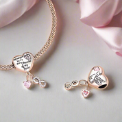 Infinite Love Heart & Paw Beads-Black Diamonds New York