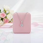 Inlaid Classic Six Claw Diamond Necklace-Black Diamonds New York