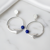 Joyful Dolphin Park Dangle Earrings-Black Diamonds New York
