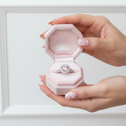 Lab Alexandrite Engagement Ring-Black Diamonds New York