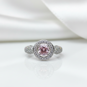 Lab Alexandrite Engagement Ring-Black Diamonds New York