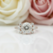 Light Yellow Diamond Rose Gold Ring-Black Diamonds New York