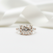 Light Yellow Diamond Option Rose Gold Ring-Black Diamonds New York