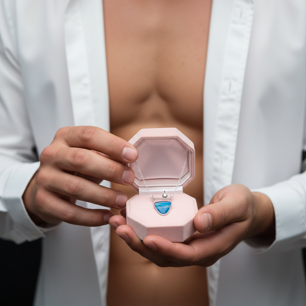 Lovely Penguin Necklace-Black Diamonds New York