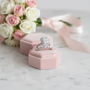 Luxurious Princess Cut Simulated Diamond Option Wedding Set-Black Diamonds New York