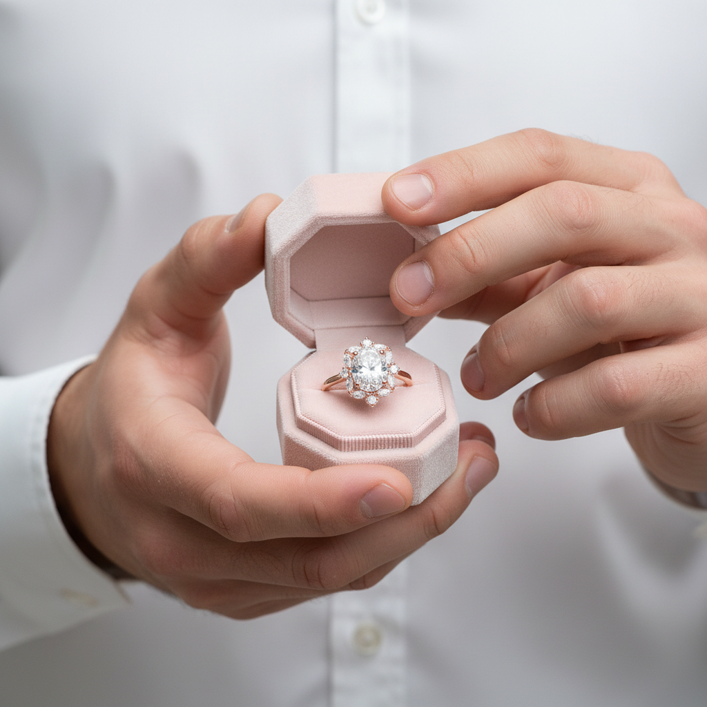 Luxury 2CT Diamond Option 14k White Gold Ring-Black Diamonds New York