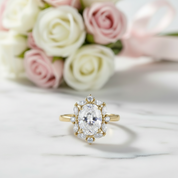 Luxury 2CT Diamond Option 14k White Gold Ring-Black Diamonds New York