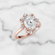 Luxury 2CT Diamond Option 14k White Gold Ring-Black Diamonds New York