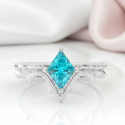 Marksman's Ring Set (Women)- 14k Yellow Gold Video Game Inspired Rings-Black Diamonds New York