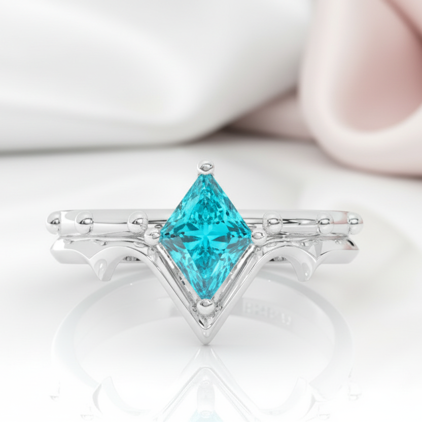 Marksman's Ring Set (Women)- 14k Yellow Gold Video Game Inspired Rings-Black Diamonds New York