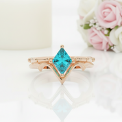 Marksman's Ring Set (Women)- 14k Yellow Gold Video Game Inspired Rings-Black Diamonds New York