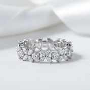 Marquise Cut Diamond Option Butterfly Wedding Band-Black Diamonds New York