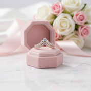 Marquise Cut Diamond Crown Wedding Band-Black Diamonds New York