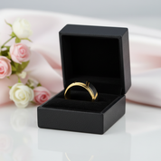 Men's 8mm Tungsten Carbide Luxury Wedding Band-Black Diamonds New York