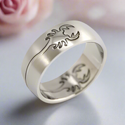 Men's Scorpion Ring Band-Black Diamonds New York