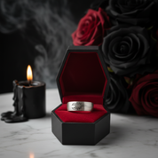 Men's Scorpion Ring Band-Black Diamonds New York