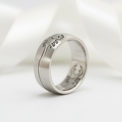Men's Scorpion Ring Band-Black Diamonds New York