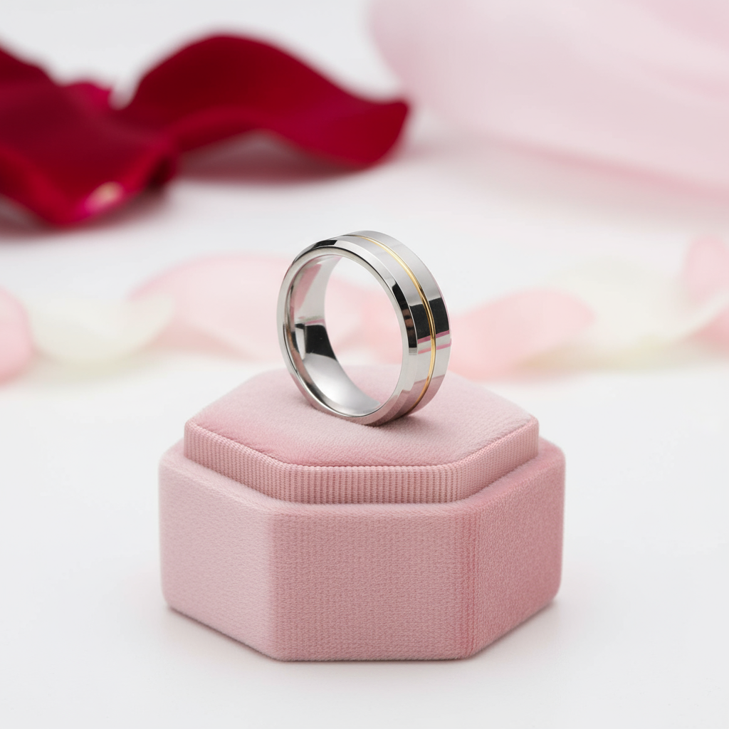 Men's Simple & Classic Wedding Band-Black Diamonds New York