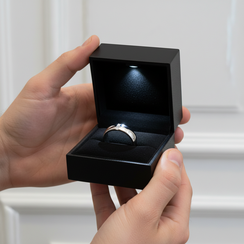 Emerald Cut Diamond Option Men's Wedding Band Ring-Black Diamonds New York