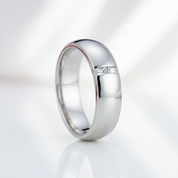 Emerald Cut Diamond Option Men's Wedding Band Ring-Black Diamonds New York