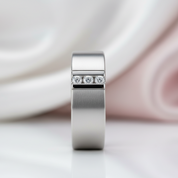 Men's Wedding Band Ring-Black Diamonds New York