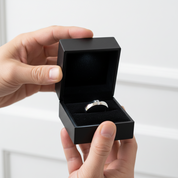 Men's Wedding Band Ring-Black Diamonds New York