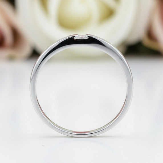 Emerald Cut Diamond Men's Wedding Band Ring-Black Diamonds New York