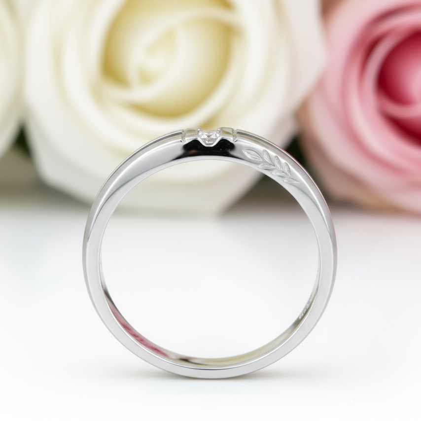 Men's Wedding Band Ring-Black Diamonds New York