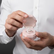 Minimalism Moonlight Adjustable Moonstone Ring-Black Diamonds New York