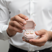 Diamond Option Stud Earrings-Black Diamonds New York