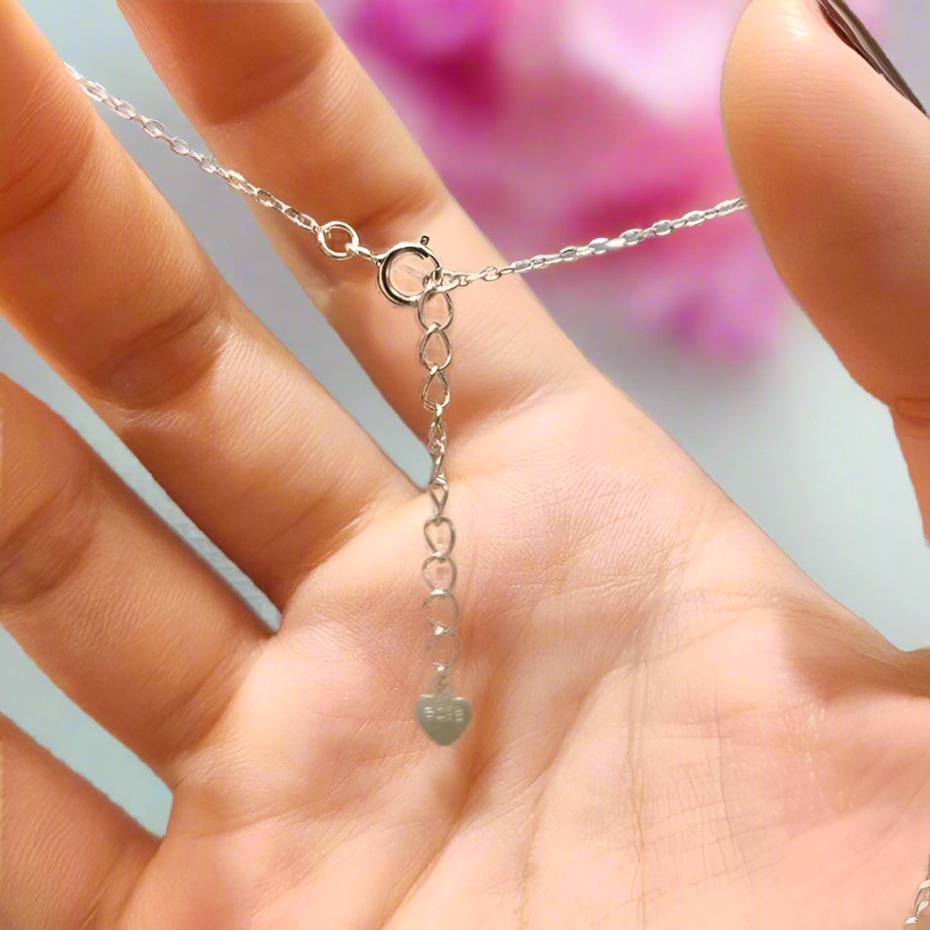 Diamond Love Shaped Pendant Necklace-Black Diamonds New York