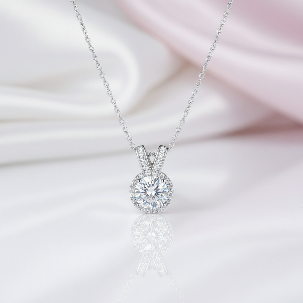 Diamond Option Rabbit Shape Necklace-Black Diamonds New York