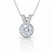 Diamond Option Rabbit Shape Necklace-Black Diamonds New York