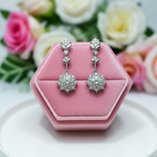 1.0 Ctw Round Cut Diamond Wheat Stud Earrings-Black Diamonds New York