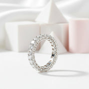 Half Eternity Oval Cut Diamond Wedding Band-Black Diamonds New York