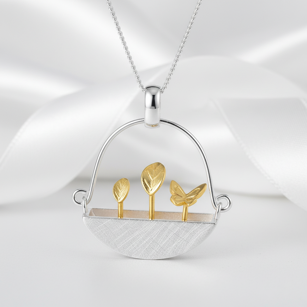 My Little Garden Pendant-Black Diamonds New York