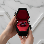 My Other Half- Limited Coffin Shape Diamond Option Rings-Black Diamonds New York