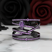 My Other Half- Limited Coffin Shape Diamond Option Rings-Black Diamonds New York