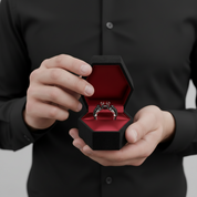 My Ride or Die Promise Ring (Biker Series)- 1.5 Ct Round Cut Diamond Option Gothic Ring-Black Diamonds New York