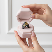 Black Garnet Gemstones Bohemian Ring-Black Diamonds New York