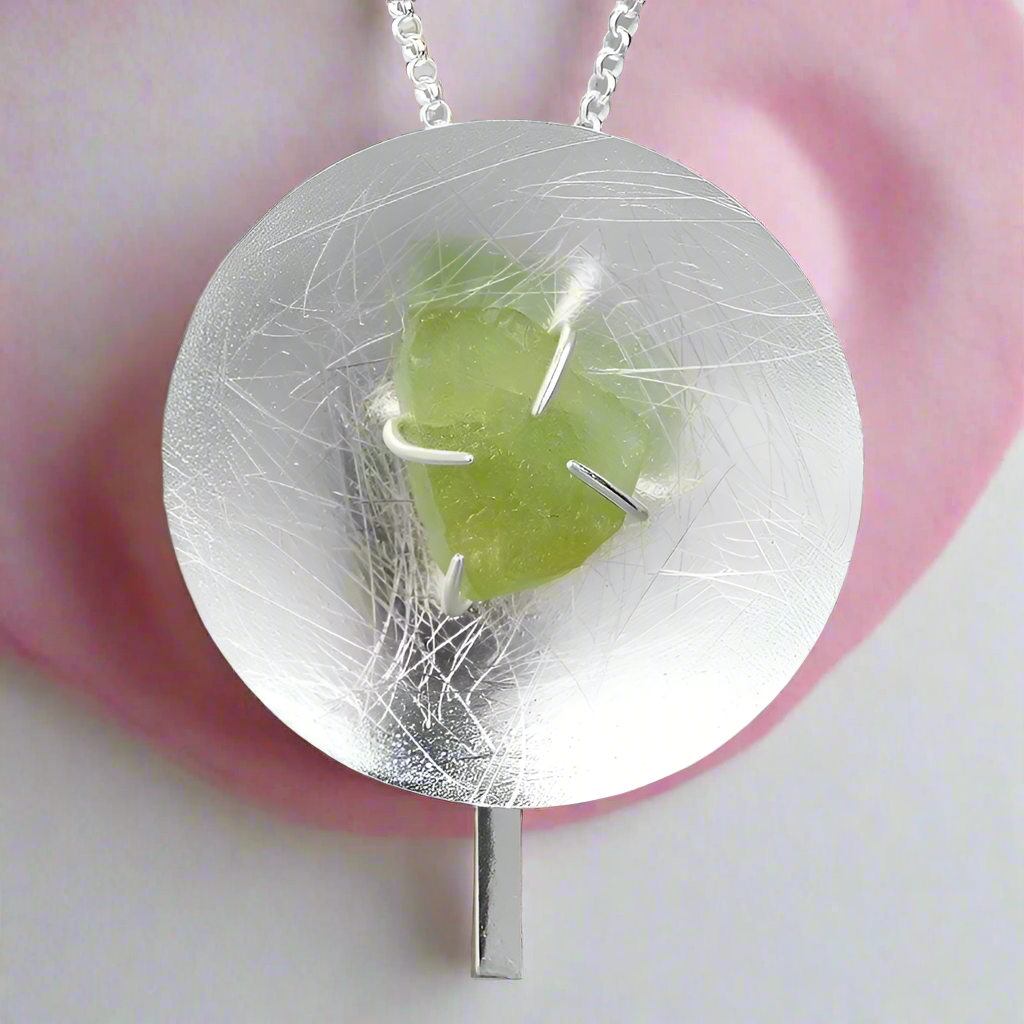 Natural Gemstone Round Necklace-Black Diamonds New York