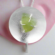 Natural Gemstone Round Necklace-Black Diamonds New York