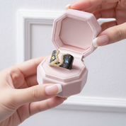 Multicolor Gemstones Ring-Black Diamonds New York