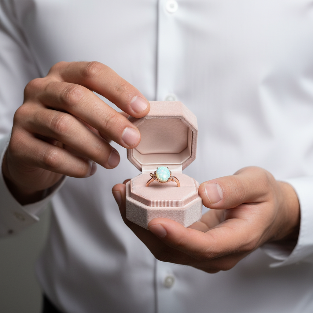 Natural Opal Gemstone Precious Stone-Black Diamonds New York