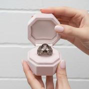 Smoky Quartz Cocktail Ring-Black Diamonds New York