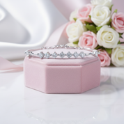 1.35 Ct Nine Diamond Inlaid Bracelet