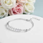 1.35 Ct Nine Diamond Inlaid Bracelet-Black Diamonds New York