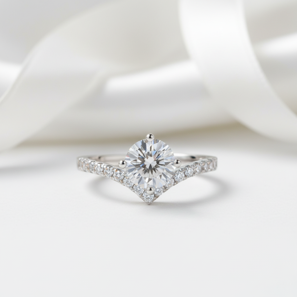 1.0Ct VVS1 Diamond Option Wedding Ring-Black Diamonds New York
